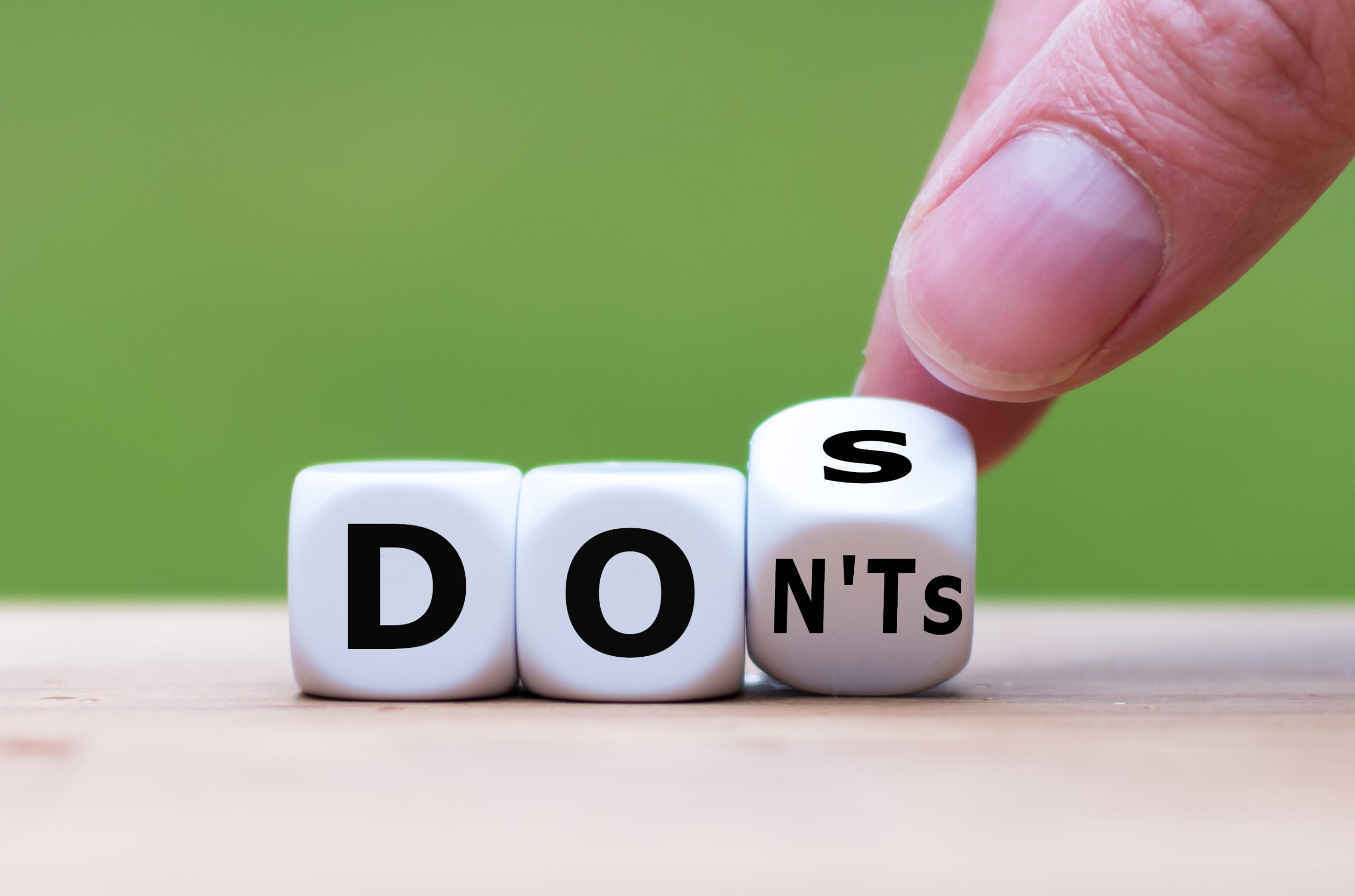 Application Don ts College Admissions Strategies